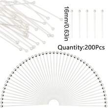 200pcs 16-40mm Iron Alloy Ball Pins, Handmade DIY Jewelry Bracelet Necklace Phone Car Hanging Keychain Material Accessories - Crochet Hook - View 37