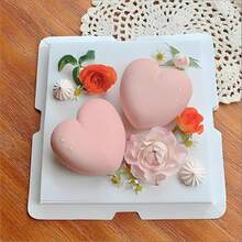 Tapete de horneado antiadherente multifuncional & molde DIY, perfecto para hacer postres creativos, molde de silicona para hornear, platos caseros deliciosos, patrón en relieve, fácil desmolde - Multicolor - Ver 9