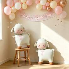 Cartoon Sheep Balloon Children's Toy Balloon Cartoon Sheep Balloon Birthday Party Holiday Decoration - Multicolor - View 2