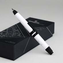 (MAJOHN) Retractable Fountain Pen, Twist-Action Capless Design With Resin Barrel, Smooth Writing Ink Pen For Office & School Students - Multicolor - View 8