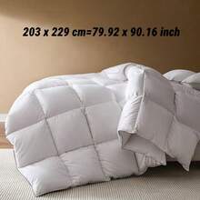 All-Size Quilted Comforter - Your 4-Season Daily Essential & Perfect Wedding/Holiday Gift - White - View 10