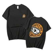 Gothic Harajuku Biker Skull Graphic T-Shirts For Men Cotton Fashion Short Sleeve Tops Dark Punk Skulls Retro T-Shirt Streetwear - 1 - View 2