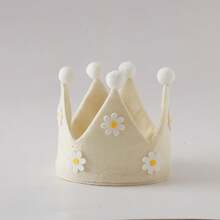 1pc Star Theme Beige Party Birthday Hat, First Birthday Party Decoration Hat, Birthday Headpiece, Crown Hat, Party Photo Prop, Suitable For Various Birthday Celebration Occasions, Party Decoration - Multiple Styles - View 10