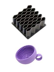 Storage Box, Multi-Layer Vertical Storage Rack, Sturdy With Compartments, Makeup Brush Drying Rack, Space-Saving, Cosmetic Storage, Makeup Brush Storage Box, Home, Office, Clinic, Pharmacy, Christmas Gift, Mother's Day Gift, Simple Assembly Required, Medical Storage Essential, Home Must-Have - Multicolor - View 13