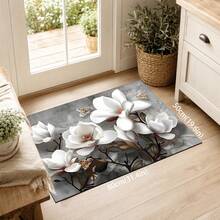 1pc Floral Pattern Carpet, Sunflower Pattern Bathroom Rug, Kitchen Mat, Bathroom Mat, Outdoor Carpet, Bathroom Decor Mat, Non-Slip Kitchen Mat, Bathroom Floor Mat, Floor Mat - FUCFD073 - View 14