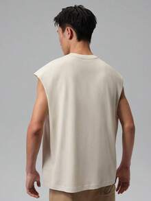 Jordan Men's AS FIRST CLASS MSCL TANK Sports Tank Top IW1601-104 - Beige - View 2