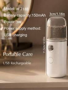 Handheld Mini Hydrating Mist Humidifier Beauty Device Moisturizing Skin Care USB Rechargeable, Nano Mist Facial Beauty Cold Spray Humidifier Oxygen Infusion Portable Small Steam Face Moisturizer USB Rechargeable Mist Device - Multicolor - View 4
