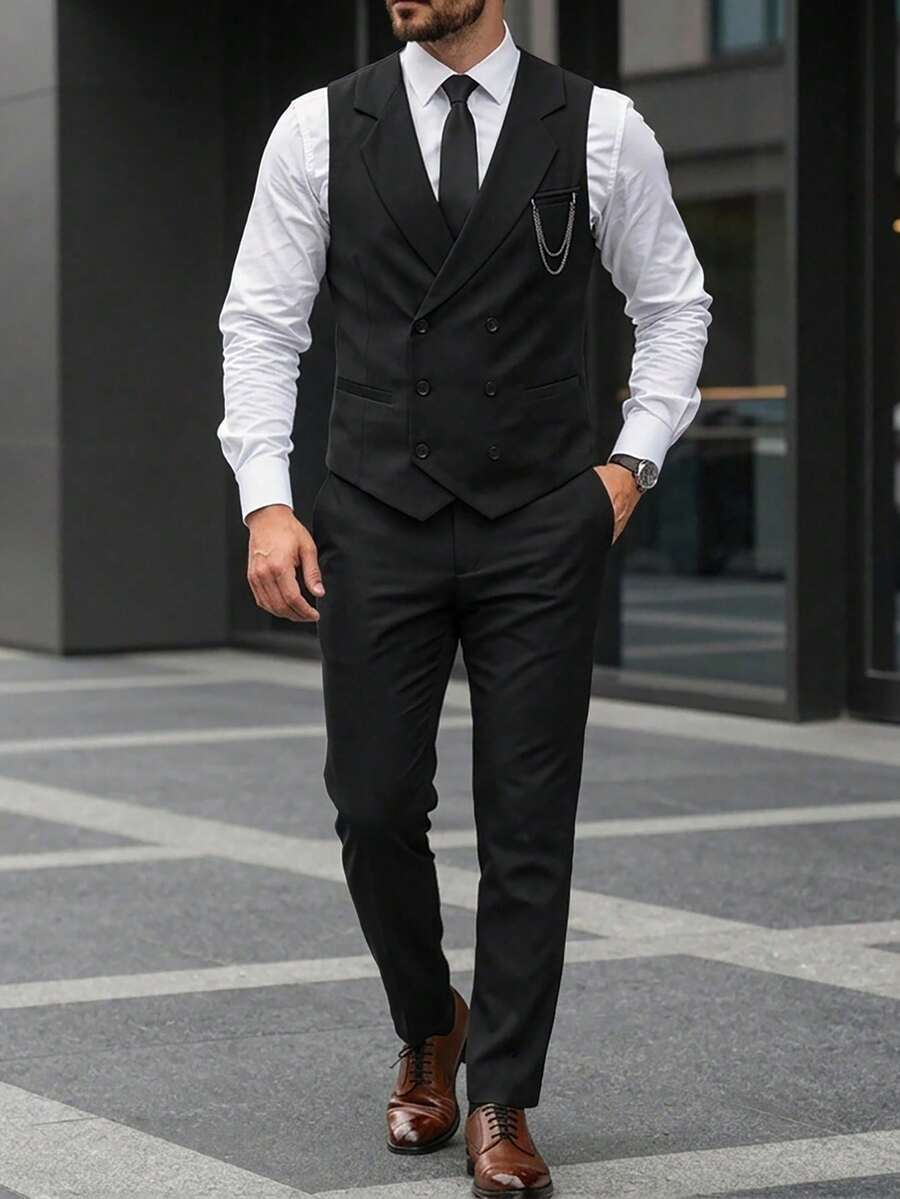 Men Suits - 黑色2 - 查看 1