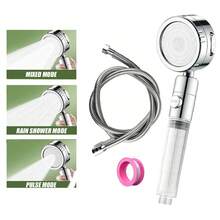 Home Shower Head - High Pressure 3-Mode Filtered Handheld Sprayer With On/Off Switch, Includes Hose And Leak-Proof Tape, Water-Saving, Suitable For Dog And Cat Grooming - Shower Head - View 10