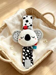 1pc Cartoon Baby Wristband, Unisex, Built-In Bell And Crinkle Paper, Baby Early Education Soothing Toy, Suitable As Newborn Gift - Multicolor - View 10