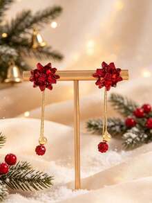 A New Christmas Earring Creative Versatile Rivet Asymmetrical Earring - Style 1 - View 6