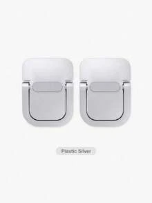 1 Pair Mini Foldable Laptop Stand, Portable Computer Riser Feet, Plastic And Alloy Options, Non-Slip Compact Laptop Support For Better Airflow, Office, Study And Daily Use - View 10