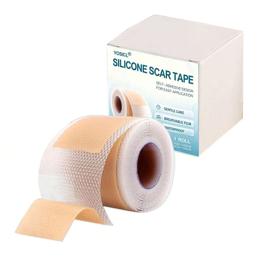 Waterproof Silicone Scar Patch, Silicone Scar Tape, Reusable Professional Silicone Scar Strip, Soft Silicone Scar Patch, DIY Size - Various Style - View 1