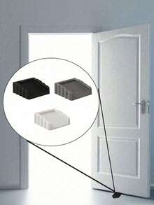 1/4pcs Creative Rubber Door Stopper, Anti-Pinch Anti-Collision Door Wedge, Suitable For All Homes, Perfect Home And Office Decor - Multiple Styles - View 8