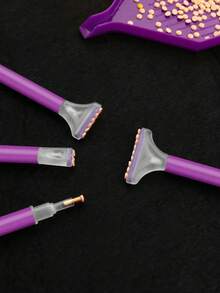 鑽石畫工具套組，包含托盤、多功能筆尖、膠蠟－DIY圖案藝術愛好者的必備工具 - A - 查看 3