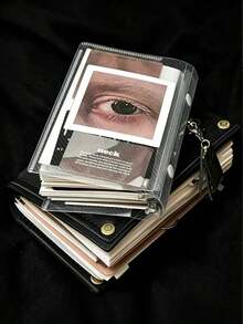 M5/A6/A7 PP Loose-Leaf Binder, Portable Transparent Loose-Leaf Binder, Photo Storage Bag, Transparent Sticker Album, Loose-Leaf Sticker Album And Photo Album | Budget Planner, Office Diary, Suitable For School, Planning Enthusiasts, Commuting And Storage - Binder - View 1