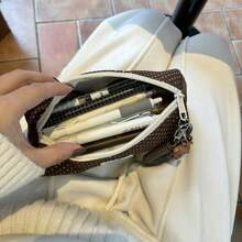 Rilakkuma 刺繡波點可愛熊圓筒筆袋 大容量收納袋 少女感 Ins 風格 適合學生 - 多色 - 查看 8