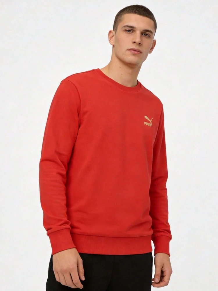 Puma Adidas Originals X FEIFEI RUAN Dragon Print Logo Sweatshirt Unisex Red - Red - View 1