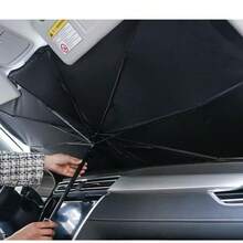 1pc Foldable Portable Car Windshield Sunshade Umbrella, UV Protection Heat Insulation Front Window Sunshade, Suitable For Sedan And SUV, Quickly Reduces Interior Temperature In Summer - A - View 6
