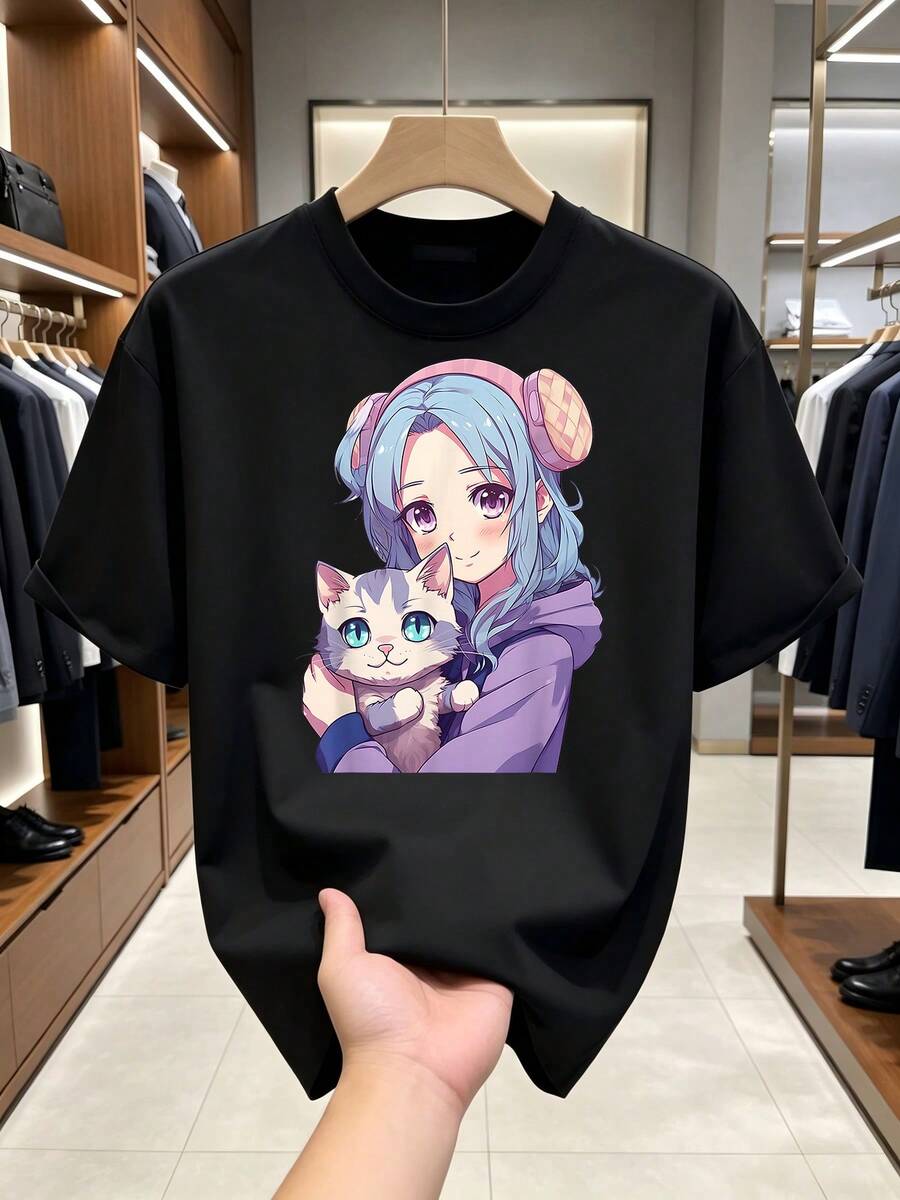 Women T-Shirts - 黑色 - 查看 1