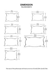 HONEYMOON 300 Thread Count Jacquard Striped Cotton Pillowcases, White - Set Of 2, Pillows Not Included,Soft Breathable & Wrinkle Resistant,Luxury Hotel Style Envelope Closure,Pillowcases For Home & Dorm - White - View 3