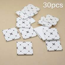 30Pcs 10 Styles Assorted Miniature Dollhouse Floor Boards, Realistic Square Mini Brick Tile Sheets, Decorative Flooring Accessories For Micro Landscape Scenery, Diorama Layout, Doll House Interior Decoration & DIY Architectural Model Craft Supplies - A - View 18