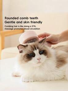 Pet Hair Removal Steam Brush - 3-In-1 Spray Grooming Brush, Suitable For Dogs And Cats - Self-Cleaning Spray Brush, Softens Hair And Reduces Static - Suitable For Long And Short Haired Pets During Bathing - View 8