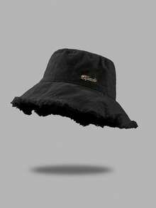 1 buah Topi Nelayan/Ember Unisex Kasual Retro Warna Polos Bahan Poliester dengan Pinggiran Berumbai, Tahan Angin, Hangat, dan Perlindungan UV, Serbaguna untuk Pemakaian Sehari-hari - Topi Nelayan 2 - View 34