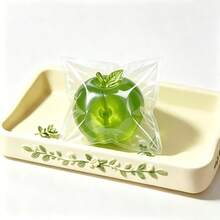 1 Peça Brinquedo Apertável de Maçã Verde Transparente, Brinquedo de Fruta Realista com Rebote Lento, Brinquedo Sensorial Macio para Alívio de Estresse, Adereço Criativo para Interpretação de Papéis, Adequado como Presente de Lazer para Colecionadores - Multicolorido - Visão 5