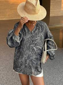 Women Blouses & Shirts - 黑色 - 查看 1