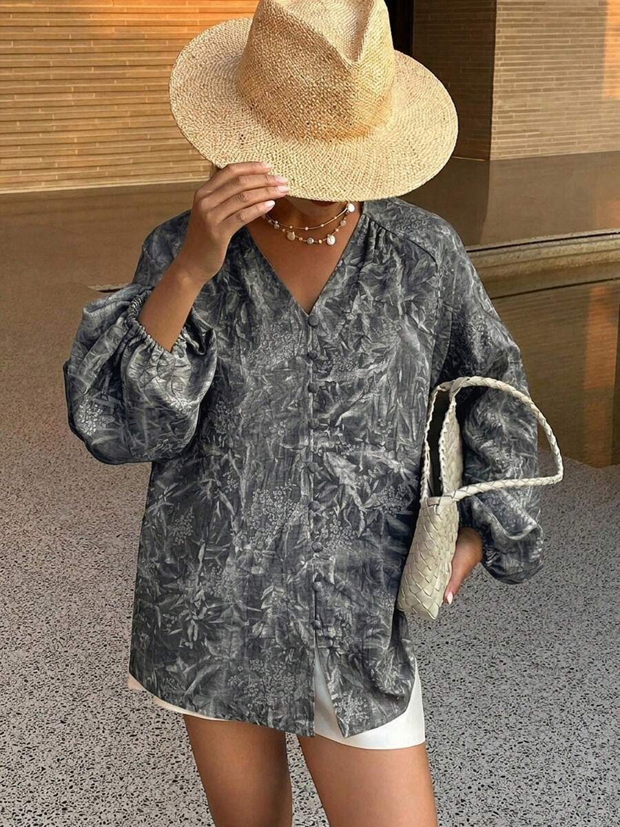 Women Blouses & Shirts - 黑色 - 查看 1