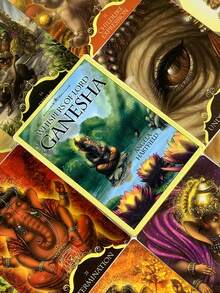 1 Box Whispers Of Lord Oracle Cards, Complete 50-Card Deck , A Spiritual Divination Kit Used To Clear Obstacles And Bestow Wisdom. - Multicolor - View 8