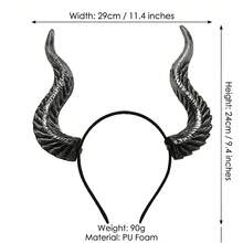 1pc Fashionable Creative Magic Spell Headband, Cosplay Halloween Headpiece Stage Role Play Prop, Suitable For Party Makeup Ball Dress-Up Headwear Accessory - Dress Up - View 12