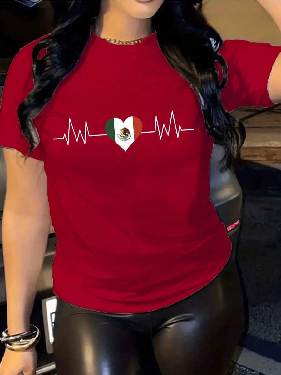 Women T-Shirts - Red - View 1
