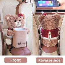 Little Bear 2合1面紙盒附防水收納盒，快速取紙，輕巧便攜，適用於汽車、辦公室、臥室、浴室、旅行、戶外活動、居家聚會、收納與節日裝飾 - 彩色 - 查看 19