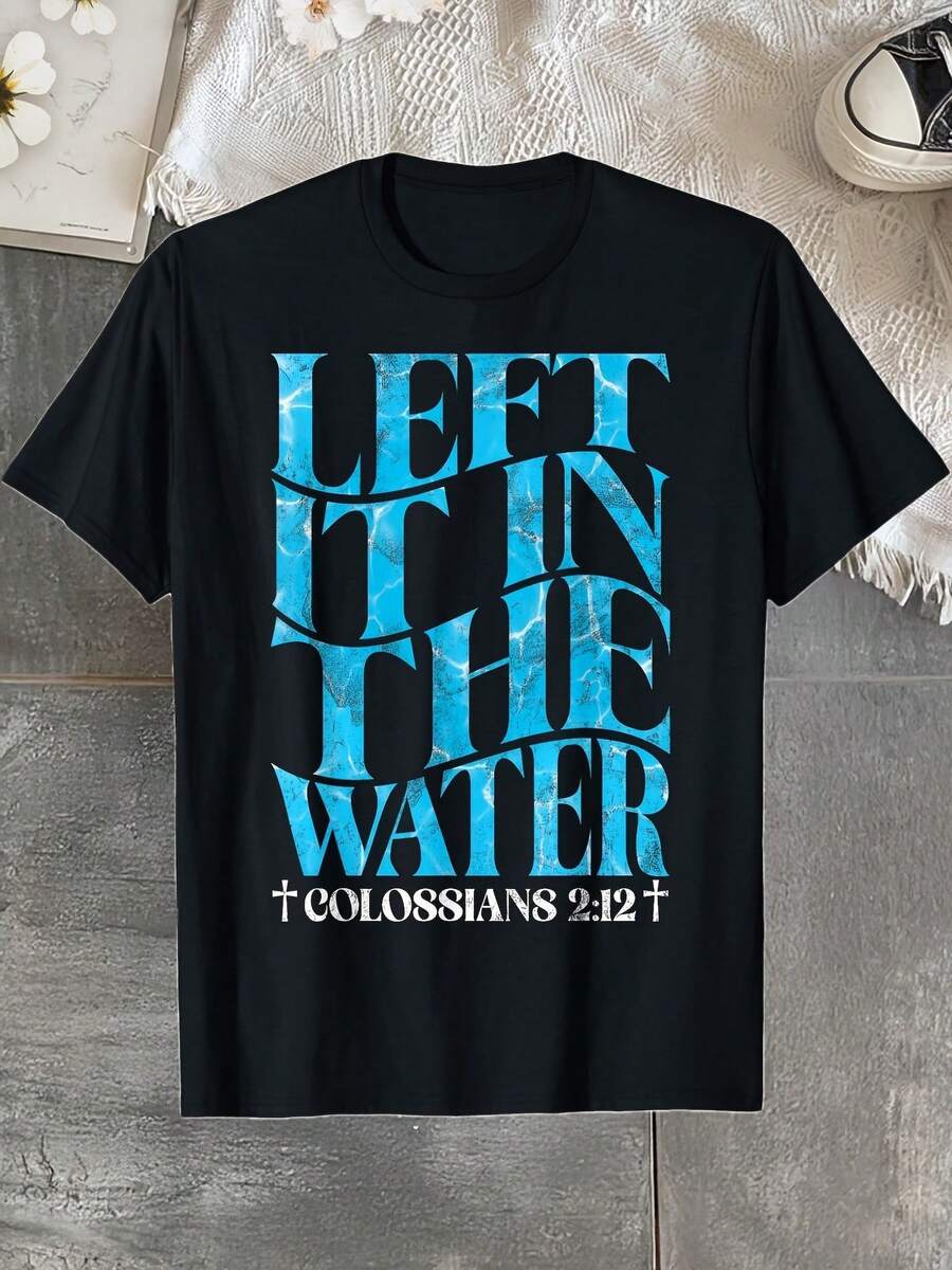 Men T-Shirts - 黑色 - 查看 1