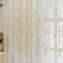 1pc Modern Nordic Embroidered White Sheer Curtain, Soft Decor For Children's Room And Nursery, Light-Filtering Sheer Curtain For Balcony, Living Room, Bedroom And Bay Window - Multicolor - View 9