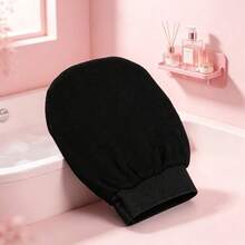 Soft Pink Reusable Silicone Exfoliating Glove Double Face Design Daily Bath Skin Cleansing Tool - As Picture Show - View 8