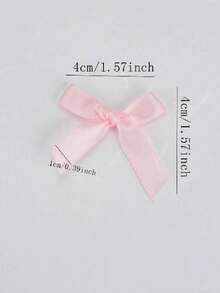 20pcs/Pack Colorful Ribbon Bows, Gift Wrapping Decoration, Handmade Card Decoration, Hair Accessories, Balloon Bows, Wedding Party Decoration, Room Decoration, Home Decor - Black - A - View 2