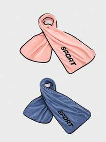 Super Absorbent Fitness Yoga Towel, Gym Training Sports Towel, Suitable For Gym, Running, Cycling, Outdoor Sports, Fitness Equipment, Beach Towel, Yoga Accessories, Summer Travel Camping Essential, Hiking Gear, Room Bathroom Decor - Multicolor D - View 12