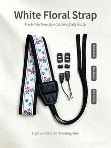 p+7 Camera Shoulder Strap For Zve10 A6400, R50 V1 M50, XT50 XE5 X100VI, Z30 Z50, ZF Instant Cameras, Universal Mirrorless And DSLR Digital Cameras, Pressure-Relieving Fashionable Multi-Function Strap - View 8