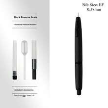 MAJOHN Black Metal Retractable Ballpoint Pen, Press-Type Fine Tip Smooth Ink Pen, Suitable For Students, Calligraphy And Office, Gift For Men And Women - Multicolor - View 13