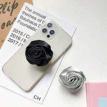 Elegant 3D Rose Phone Stand, Adhesive Foldable & Telescopic, Versatile Premium Fashion Phone Accessory, Great Gift For Girls - Multicolor - View 8