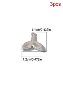 3pcs Stainless Steel PVD Plated Marine Life Pendants Dolphin Crab Starfish Shell Charms Pendant For DIY Jewelry Making Accessories - Pendant - View 21