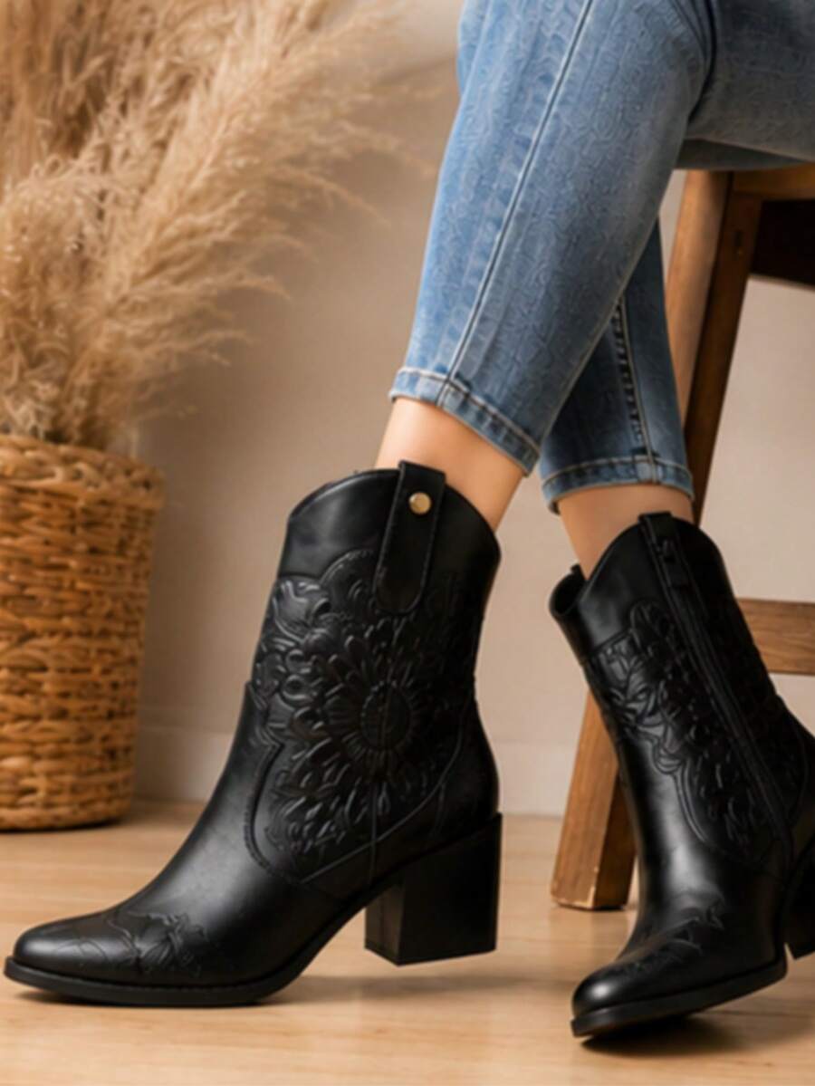 Women Ankle Boots & Booties - Black - View 1