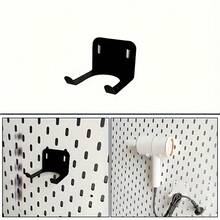 UNISURE 2pcs Wall Mount Storage Rack For Lawn Mower, Trimmer, Garage Garden Tools Organizer, Black Metal Heavy Duty Hook, Easy To Install - Combo Pack - View 6