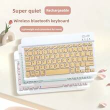 Teclado inalámbrico recargable ultrafino, compatible con iPad, Pro, Mini, Air, compatible con sistemas iOS, Android y Windows, 30 días de uso con una sola carga, teclado inalámbrico de 10 pulgadas - Ver 6