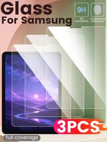 3pcs Ultra Clear Tempered Glass Screen Protector For Samsung, Full Screen Coverage, Strong Anti-Fingerprint, Smooth Touch, Ultra Clear Image Quality, 9H Hardness Wear-Resistant And Anti-Drop, AF Electroplated Oleophobic Layer For Smooth Gliding Without Resistance - Clear - View 19