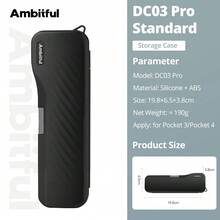 Ambitful Hard Shell Storage Carrying Case Compatible With D JI Osmo Pocket 4 Camera, Anti-Scratch Shockproof Water Resistant Protective Travel Case For Camera & Small Accessories - View 12