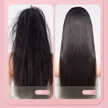 LCD Display, Plastic Ceramic Coating, Fast Heating, Adjustable Heat Settings, Wireless Hair Straightener, Portable Mini Home Hair Straightener, Wireless Ionic Hair Brush, 37 Spray Outlets, MCH Ceramic Heating 199°C 4-Level Temperature Control Anti-Scald Suitable For Travel And Home Use - A - View 10